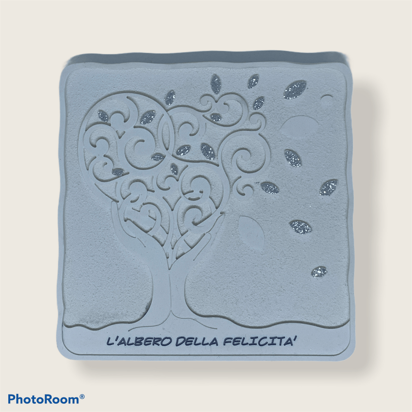 Quadretto albero della vita bianco 14cm H - Dolci pensieri gift