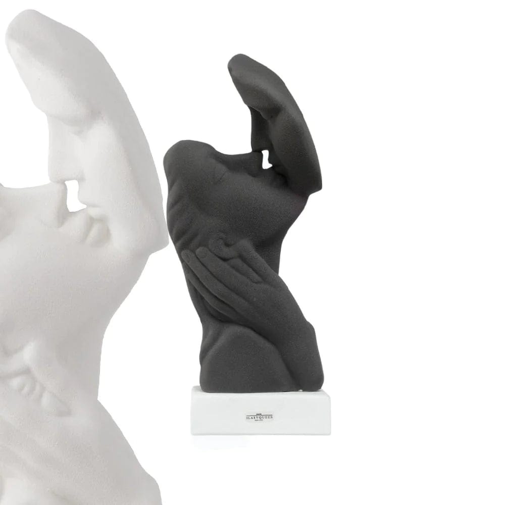 Dolci pensieri gift Scultura Bacio LINEA PARIGI Antracite Ruvido GRES