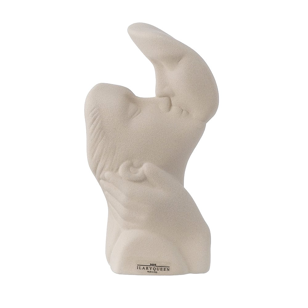 Dolci pensieri gift Scultura Bacio LINEA PARIGI Tortora Ruvido GRES