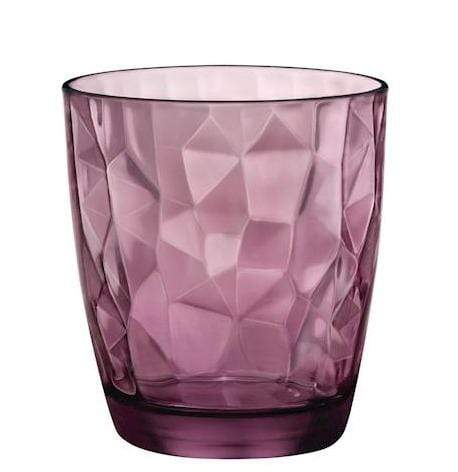 Set 6 Bicchieri Acqua NORVEGIA in Vetro Viola sagomato 30 CL - Dolci pensieri gift