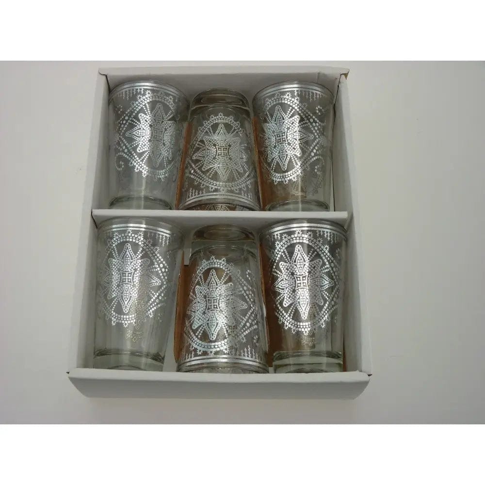 SET 6 BICCHIERI DA TÈ IN ARGENTO - Dolci pensieri gift