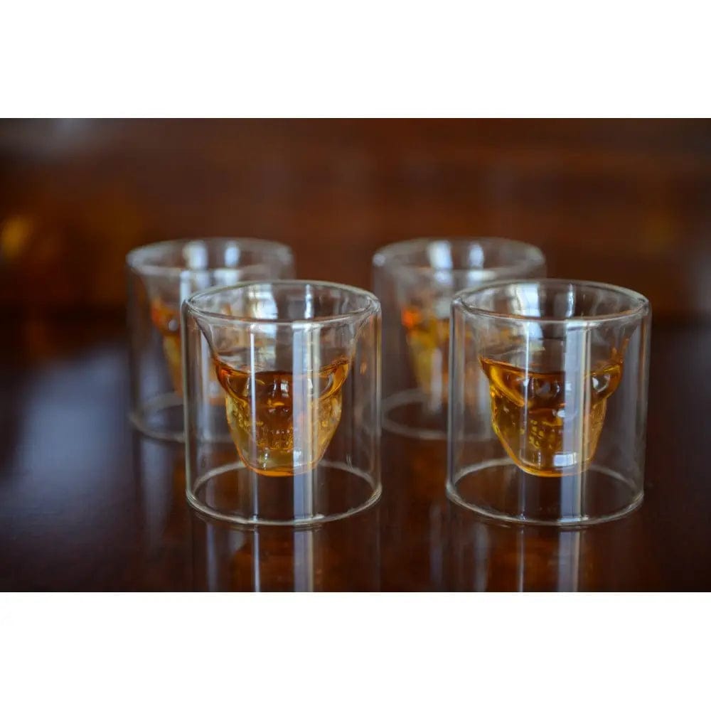 SET DA 4 BICCHIERINI CAFFE' O LIQUORE TESCHIO - Dolci pensieri gift