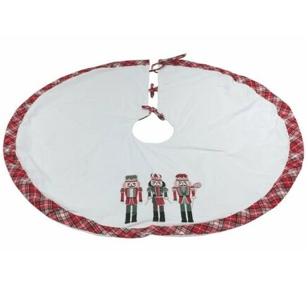 Sottoalbero Natalizio Christmas Decoro Schiaccianoci Nutcracker 122 cm - Dolci pensieri gift