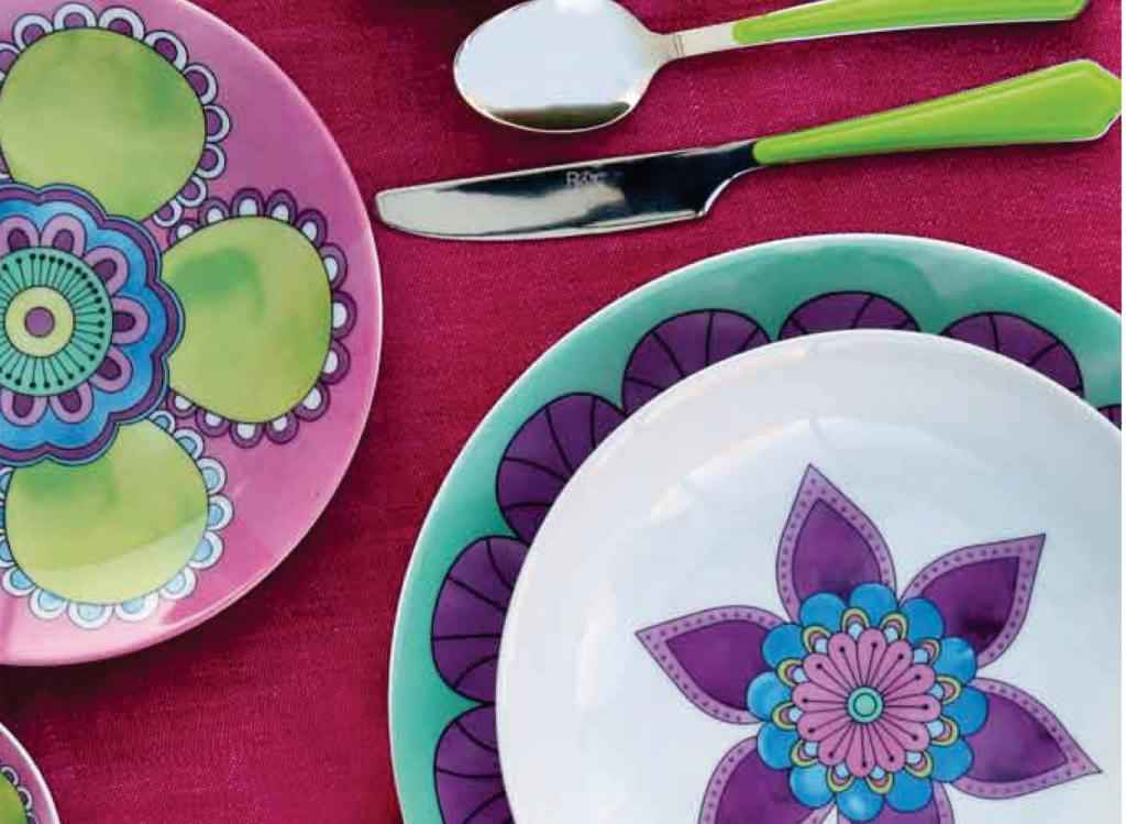 Taormina Set 6 Tazzine da Caffè con Piattino in Porcellana - Dolci pensieri gift