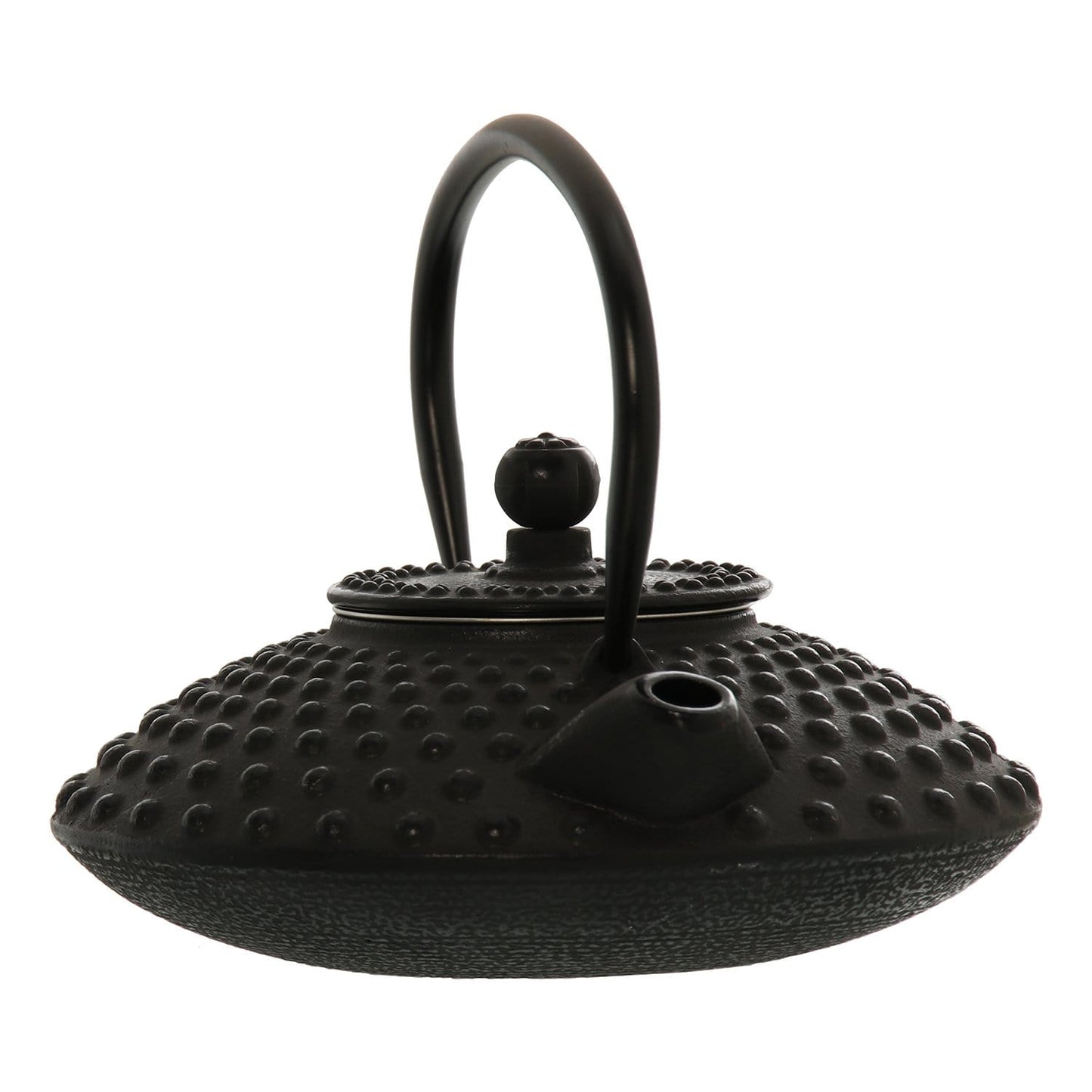 Teiera Giapponese in Ghisa Colore Nero con rilievi per tè e tisane 500 cl - Dolci pensieri gift