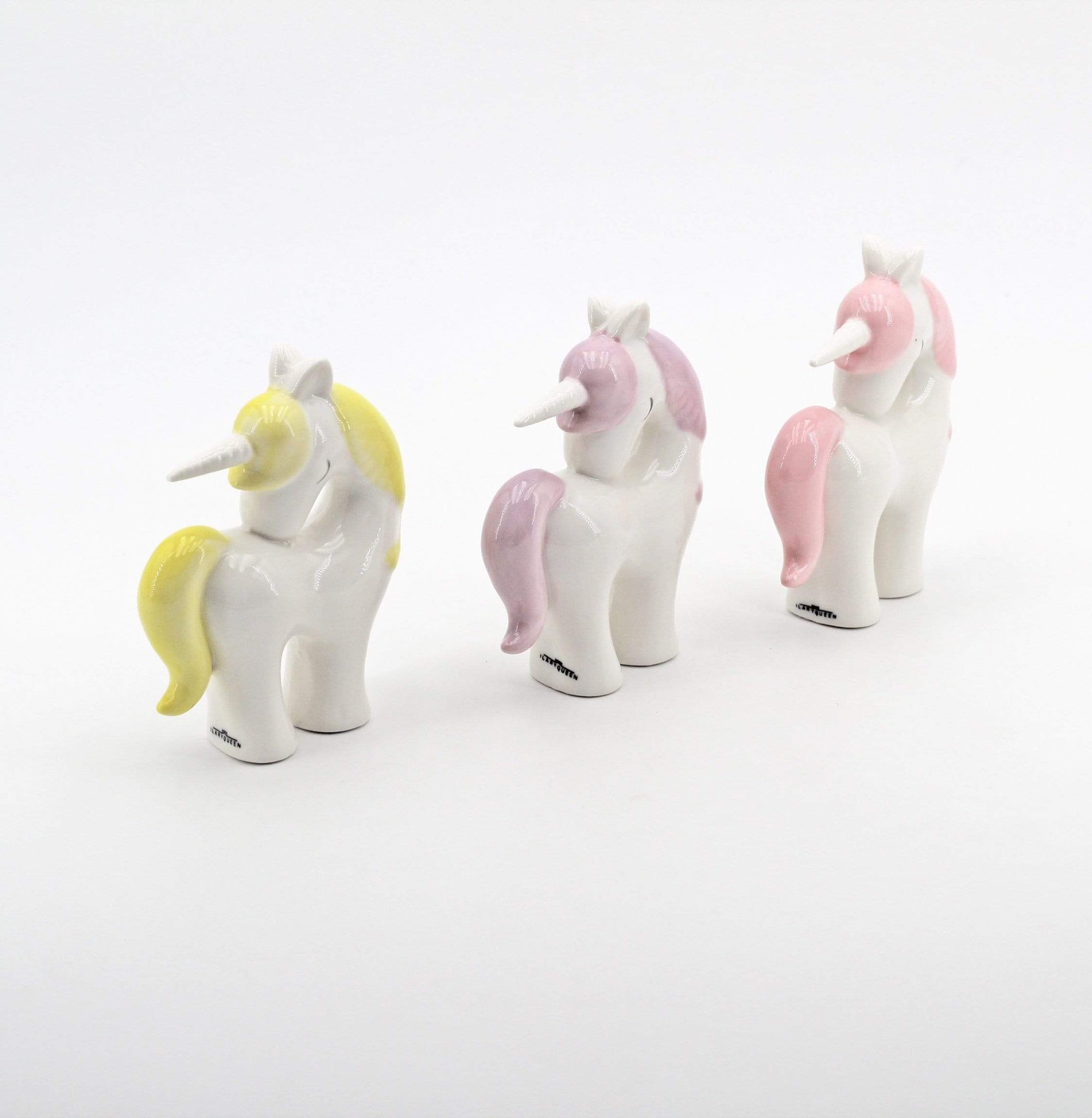 Unicorno Principessa Bomboniera in Porcellana Colori Misti Misure Assortite - Dolci pensieri gift