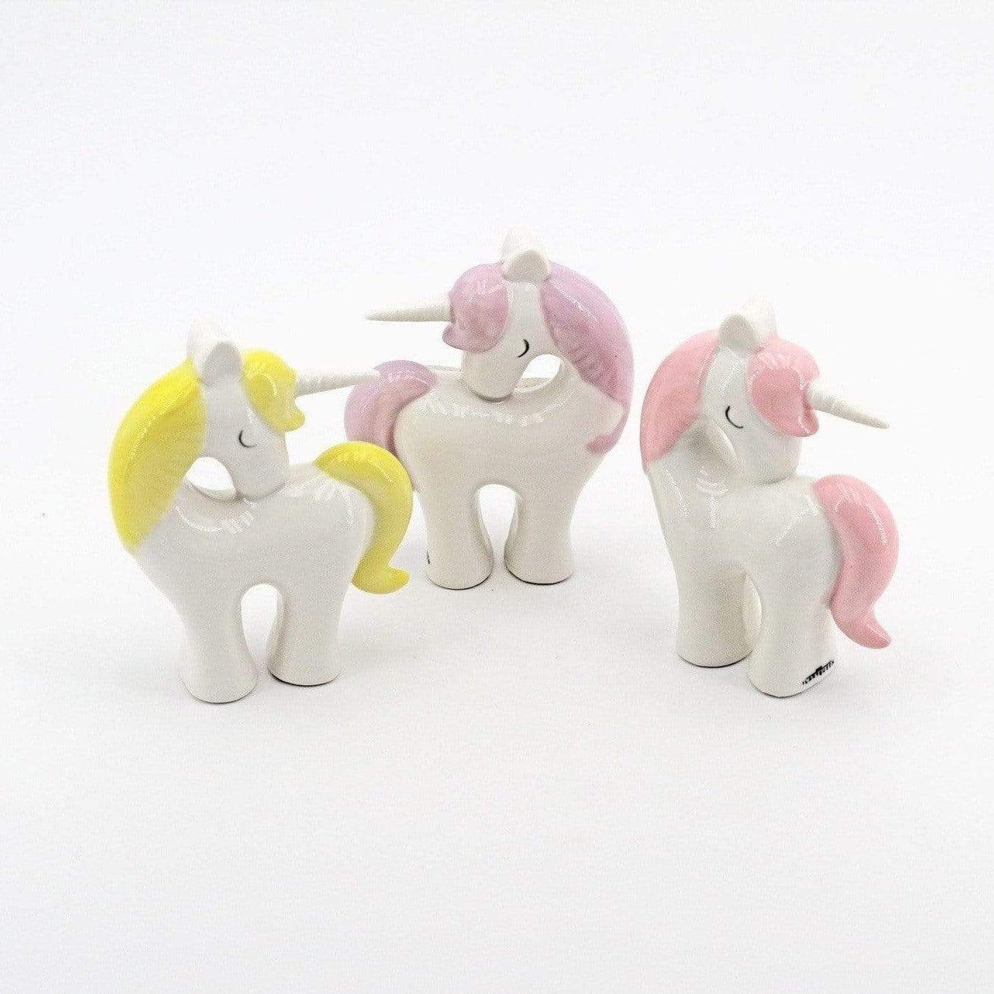 Unicorno Principessa Bomboniera in Porcellana Colori Misti Misure Assortite - Dolci pensieri gift