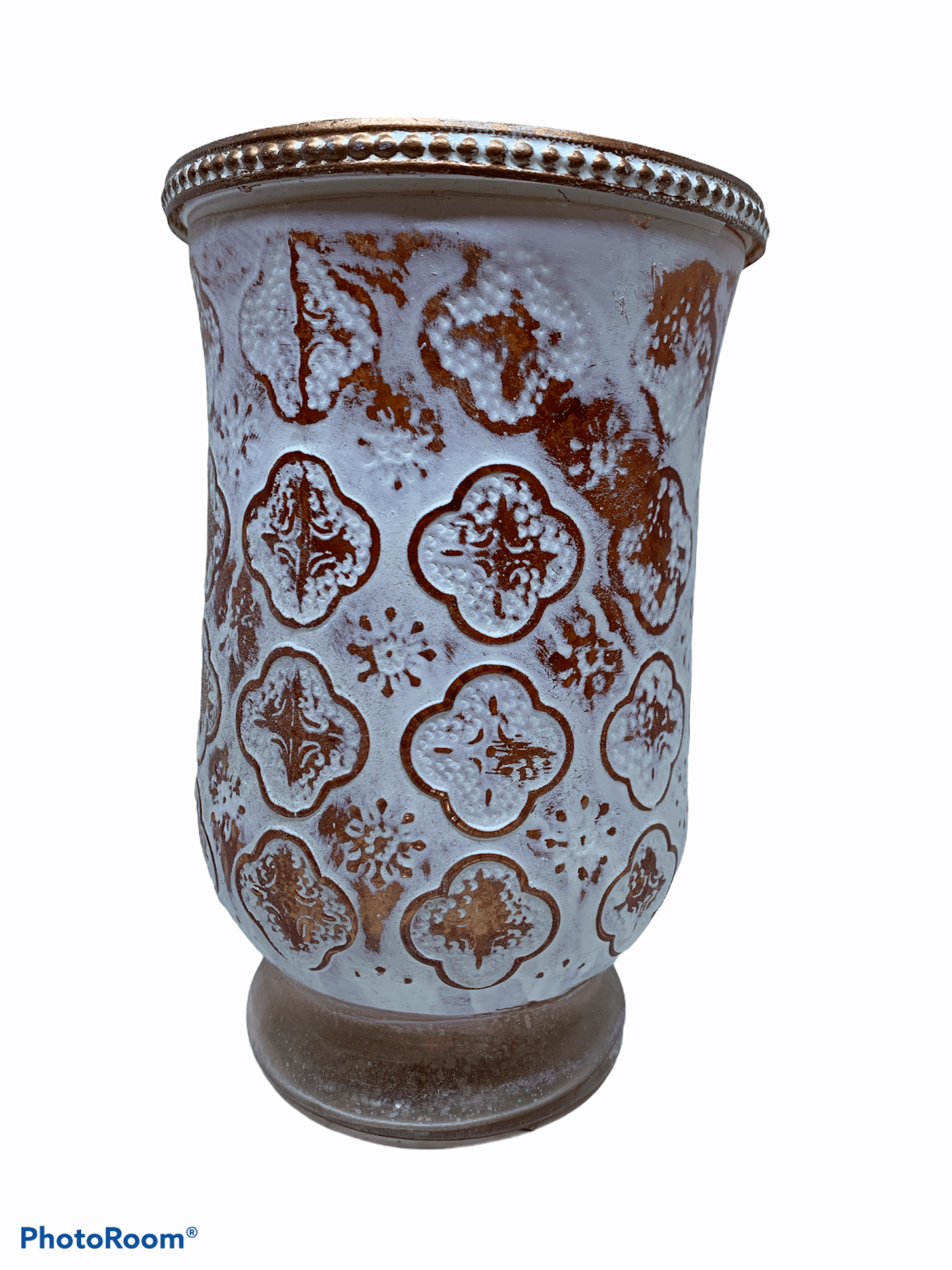 Vaso in vetro dettagli boho chic 18 cm altezza - Dolci pensieri gift