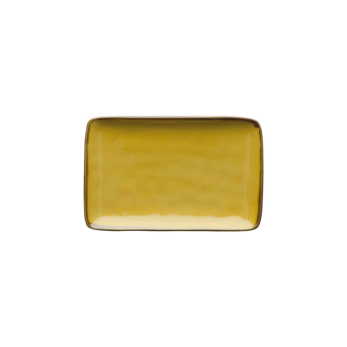 VASSOIO GIALLO OCRA 20X13 - Dolci pensieri gift