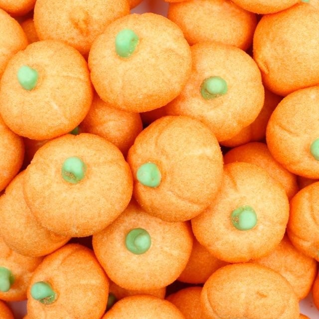 ZUCCHE MARSHMALLOW SOFFICI HALLOWEEN CONFEZIONE 100GR - Dolci pensieri gift