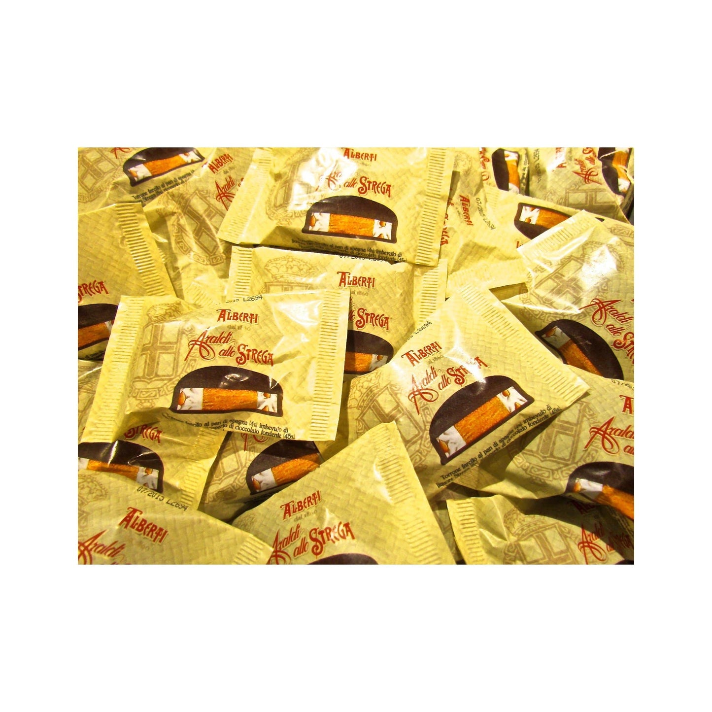 Araldi strega torroncini con pan di spagna bagnato ricoperti di cioccolato 100 gr - Dolci pensieri gift