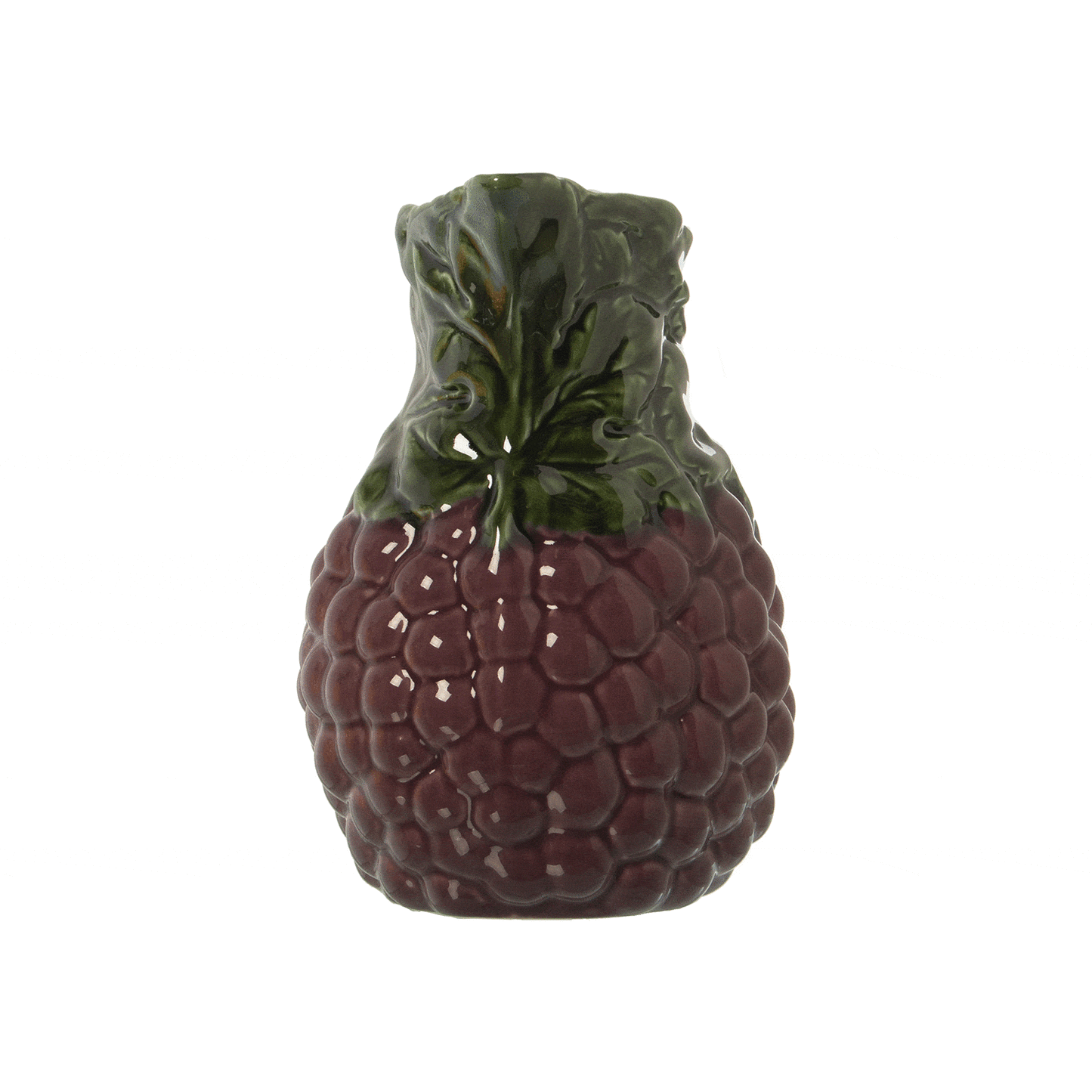 Brocca caraffa acqua vino in ceramica decorazione uva 21x18x23 Cm - Dolci pensieri gift