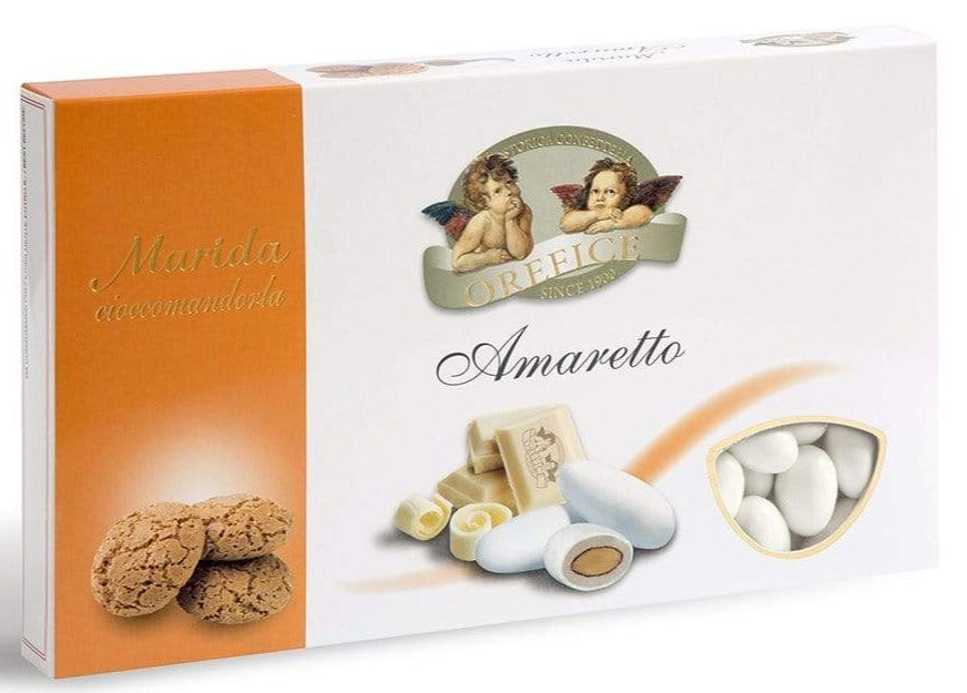 Confetti con mandorla confezione 1 kg gusto AMARETTO per confettata QUALITA' TOP - Dolci pensieri gift