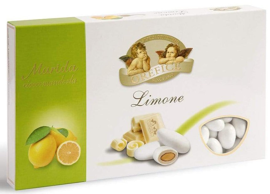 Confetti con mandorla confezione 1 kg gusto LIMONE per confettata QUALITA' TOP - Dolci pensieri gift