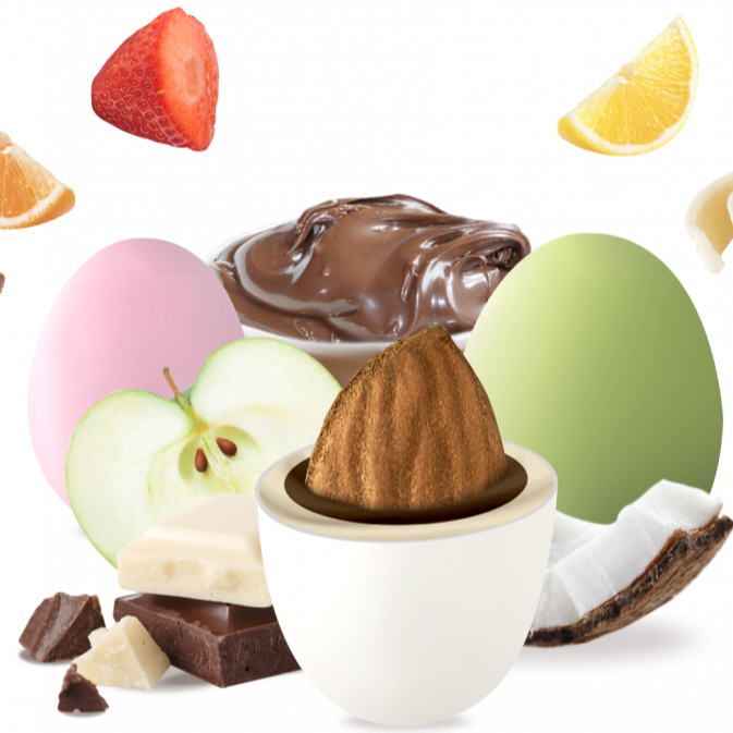 Confetti con mandorla confezione 1 kg gusto MIX COLORI per confettata QUALITA' TOP - Dolci pensieri gift