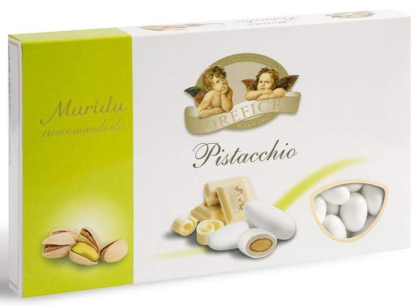 Confetti con mandorla confezione 1 kg gusto PISTACCHIO per confettata QUALITA' TOP - Dolci pensieri gift