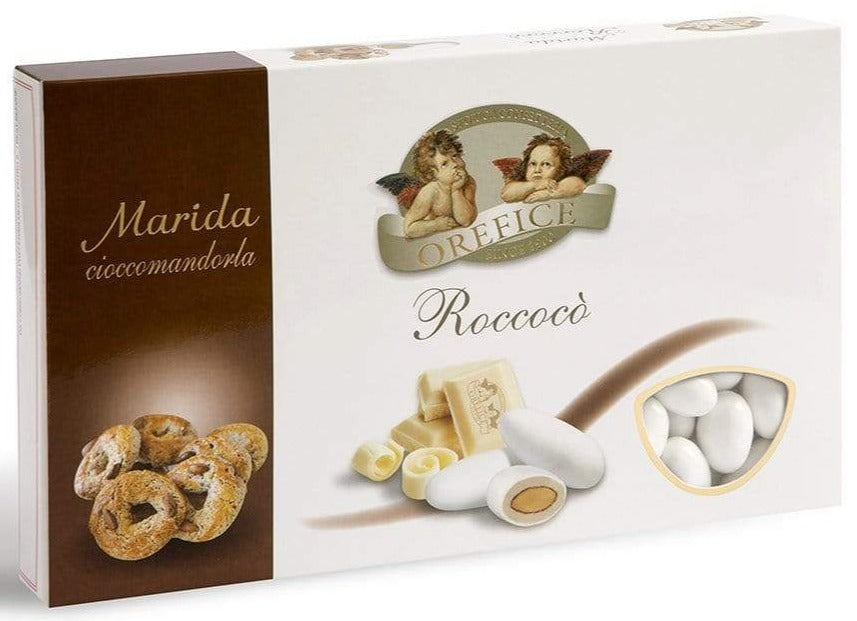 Confetti con mandorla confezione 1 kg gusto ROCCOCO' per confettata QUALITA' TOP - Dolci pensieri gift