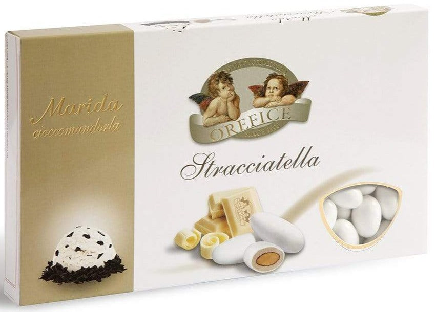 Confetti con mandorla confezione 1 kg gusto STRACCIATELLA per confettata QUALITA' TOP - Dolci pensieri gift