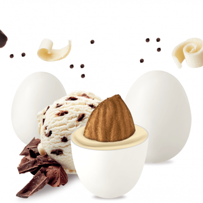 Confetti con mandorla confezione 1 kg gusto STRACCIATELLA per confettata QUALITA' TOP - Dolci pensieri gift