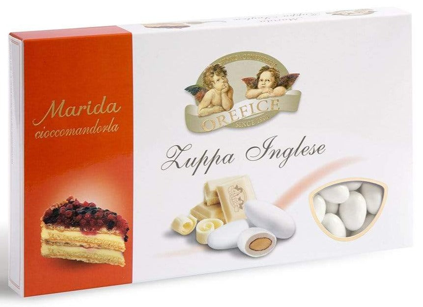 Confetti con mandorla confezione 1 kg gusto ZUPPA INGLESE per confettata QUALITA' TOP - Dolci pensieri gift