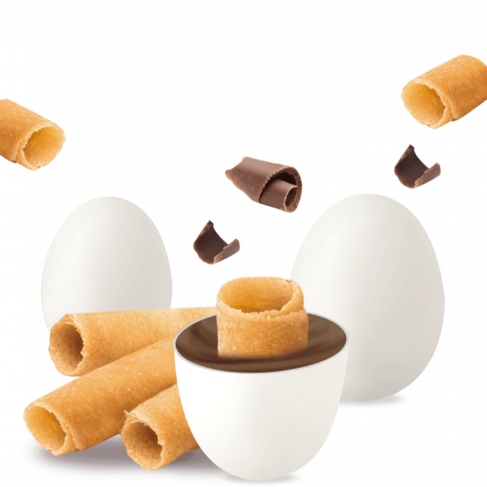 Confetti con WAFER confezione 1 kg gusto CIOCCOLATO per confettata QUALITA' TOP - Dolci pensieri gift