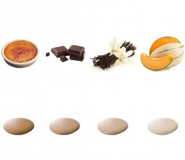 Confetti Sfumati Avorio con Mandorla confezione 1 kg gusto CIOCCOLATO per confettata QUALITA' TOP - Dolci pensieri gift