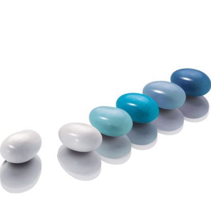 Confetti Sfumati BLU con Mandorla confezione 1 kg gusto CIOCCOLATO per confettata QUALITA' TOP - Dolci pensieri gift