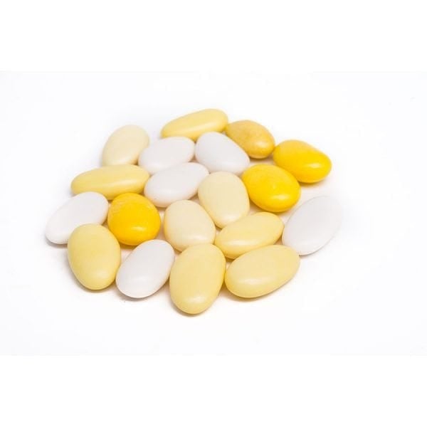 Confetti Sfumati Giallo con Mandorla confezione 1 kg gusto CIOCCOLATO per confettata QUALITA' TOP - Dolci pensieri gift