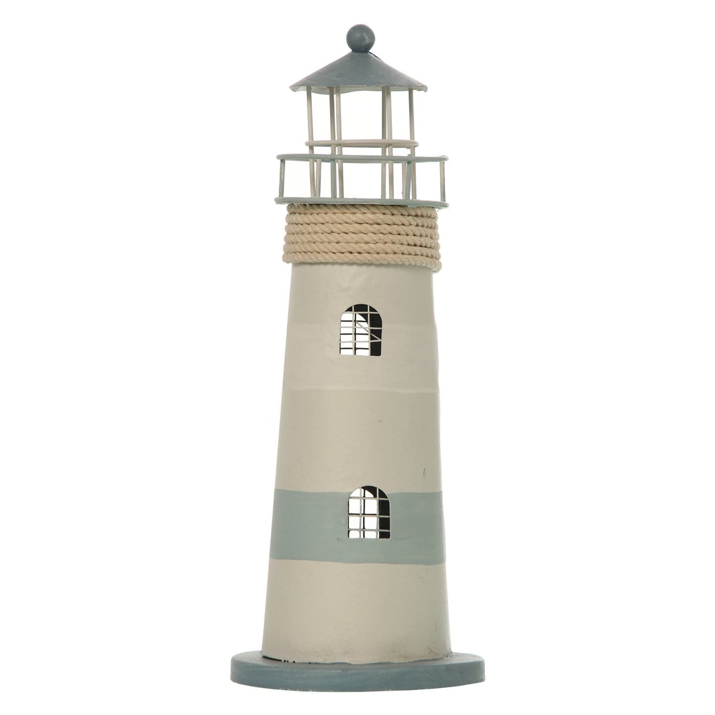 ISCHIA faro in metallo decorazione casa mare 26 cm - Dolci pensieri gift