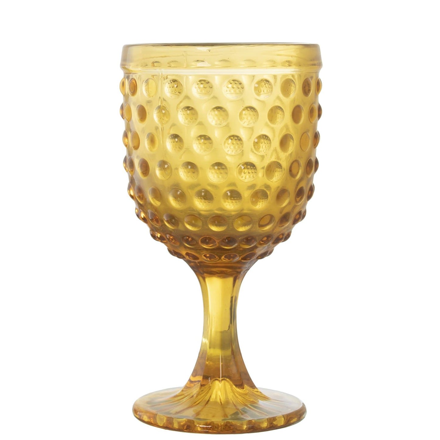 Lisbona set Bicchieri 6pz acqua in vetro colore giallo - Dolci pensieri gift