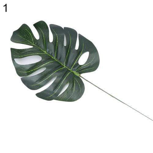 Monstera foglia tropicale decorativa 60 cm verde - Dolci pensieri gift