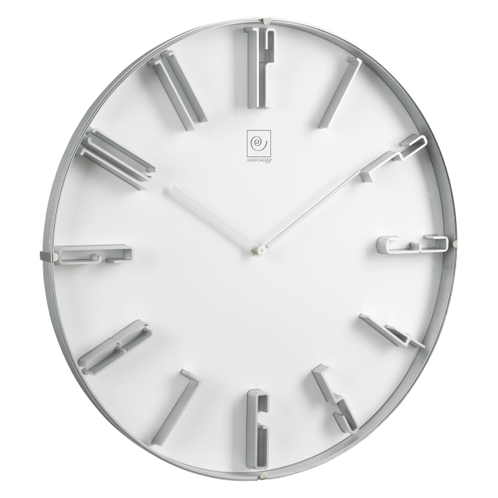 Orologio da parete Diametro 40 cm bianco da parete design moderno - Dolci pensieri gift