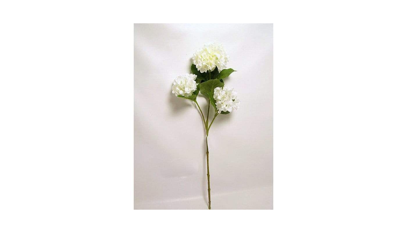 Ortensia artificiale Bianca mazzo 3 pezzi in tessuto - Dolci pensieri gift