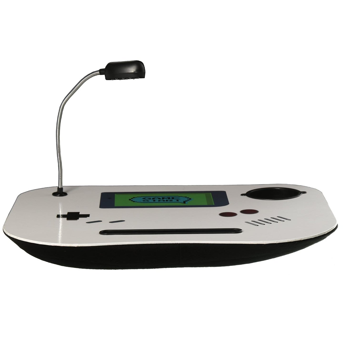 Porta computer da gambe con luce a led e porta bibita videogame - Dolci pensieri gift