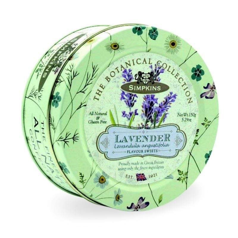 Simpkins , LAVANDA caramelle bio 175G Scatola box vintage - Dolci pensieri gift