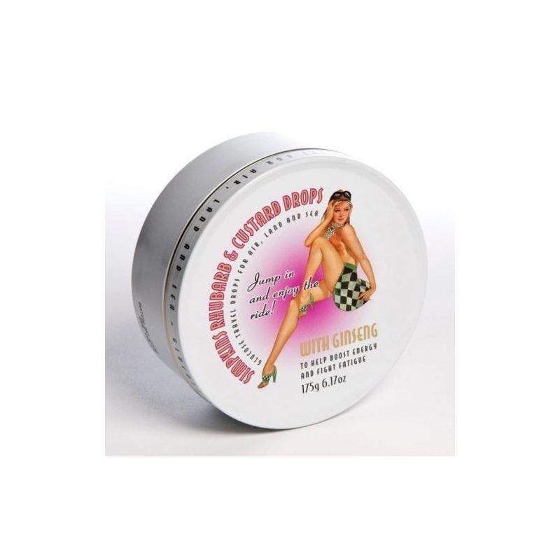 Simpkins , Rabarbaro e Ginseng 175G Scatola box pin up vintage - Dolci pensieri gift