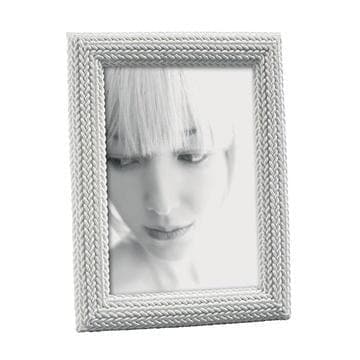 Cornice portafoto 13 x 18 cm shabby chic fantasia lana ricamo design - Dolci pensieri gift