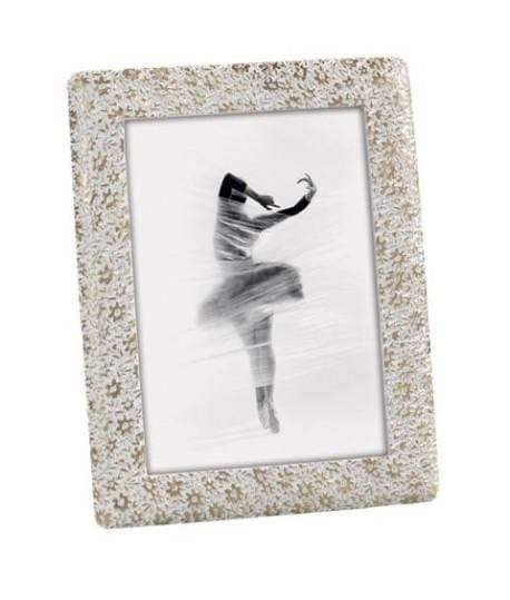 CORNICE IN RESINA GOLD FIORI 13X18 - Dolci pensieri gift