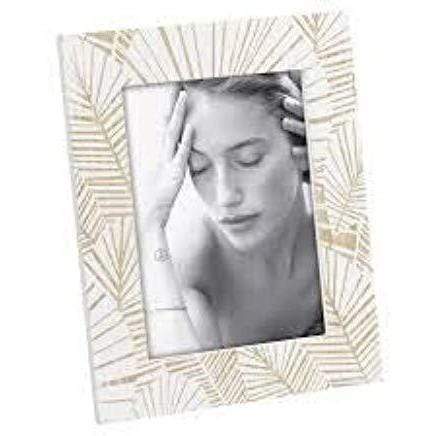 Portafoto in legno con foglie appendibile 13 x 18 cm - Dolci pensieri gift