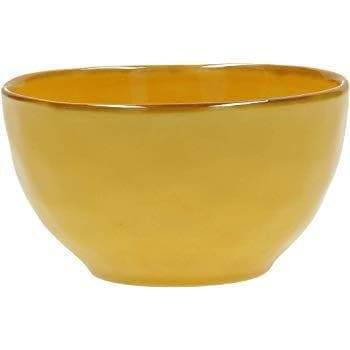 Coppetta 11 Cm in ceramica milestone colore giallo ocra - Dolci pensieri gift