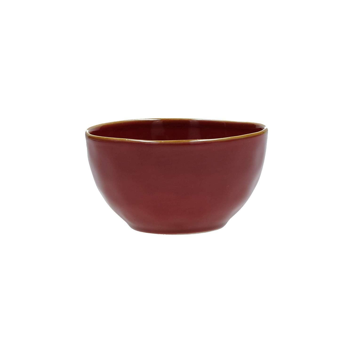 Coppetta in ceramica diametro 11 cm rosso malaga - Dolci pensieri gift