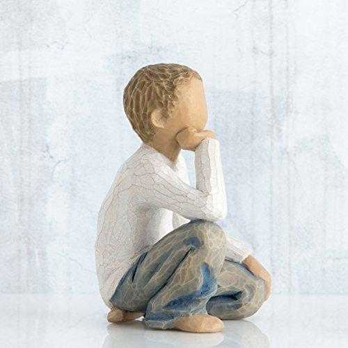 Statuetta Willow tree Bambino Curioso, Resina, Design di Susan Lordi, 7.5 cm - Dolci pensieri gift
