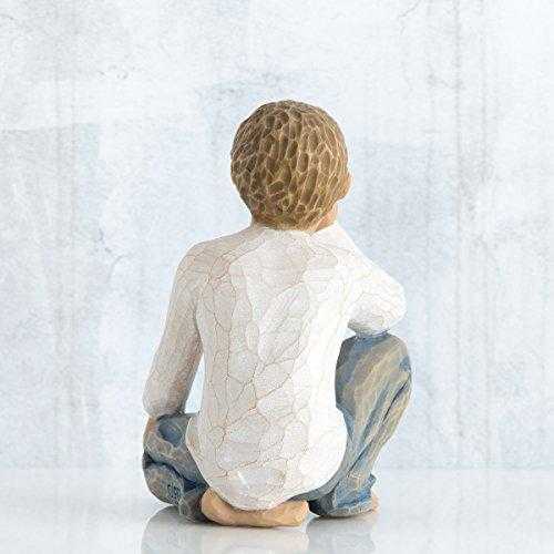 Statuetta Willow tree Bambino Curioso, Resina, Design di Susan Lordi, 7.5 cm - Dolci pensieri gift