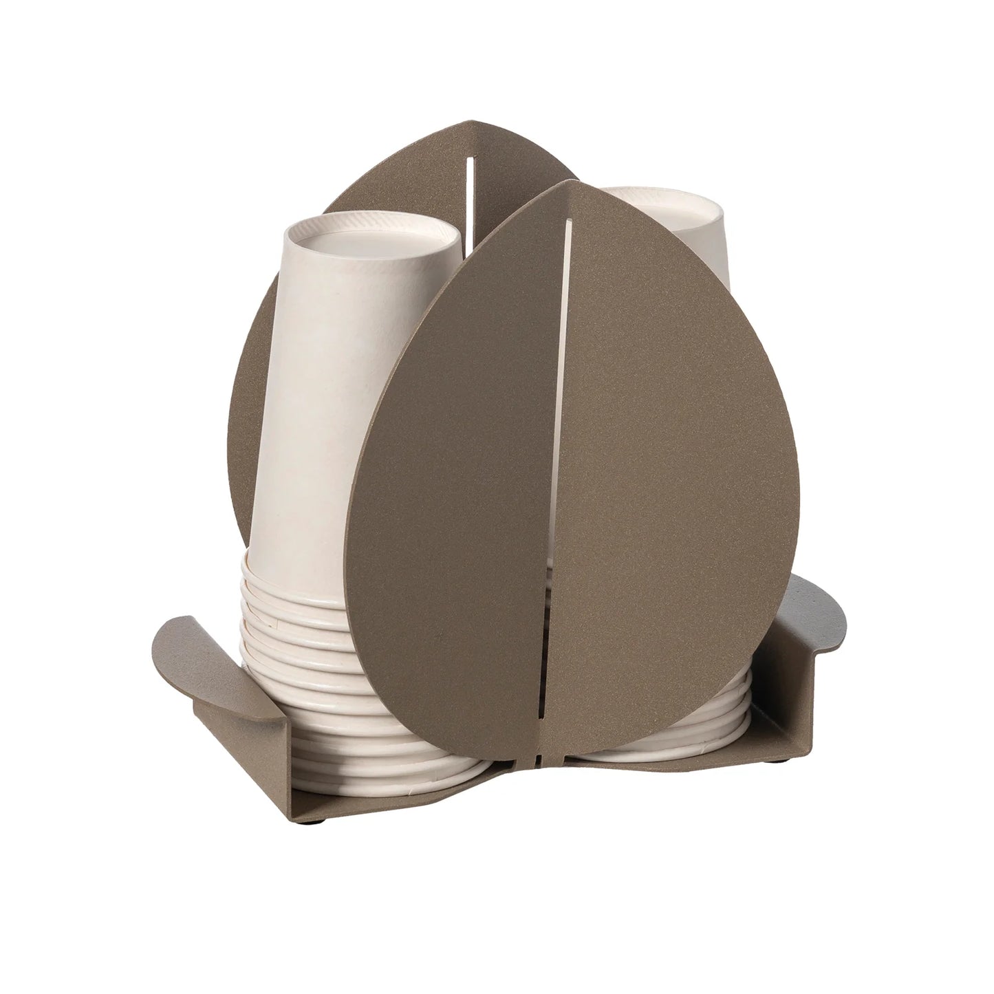 PORTABICCHIERI FICUS FERRO BEIGE