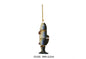 CAMPANA PESCE IN CERAMICA DECORAZIONE CASA BLU C/CORDA SCACCIAPENSIERI 34 X 9 X H.12.5 CM