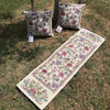 STRISCIA RUNNER ROSA INDIANA MIS. 47X140 MADE IN ITALY FIORI ROSE