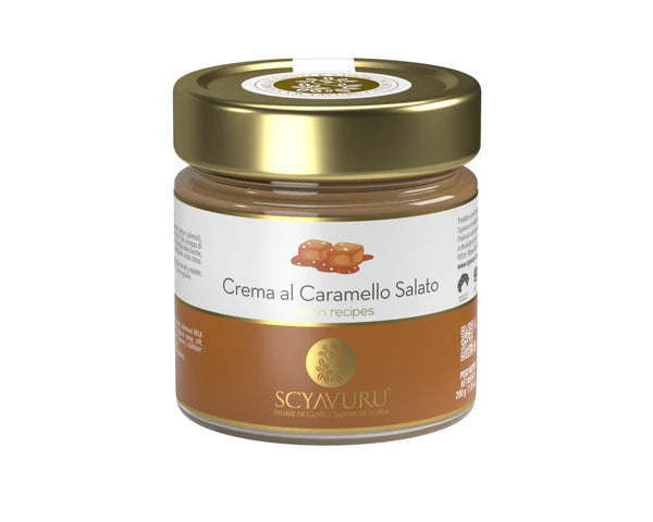 CREMA SPALMABILE AL CARAMELLO SALATO 200 GR. SICILIANA