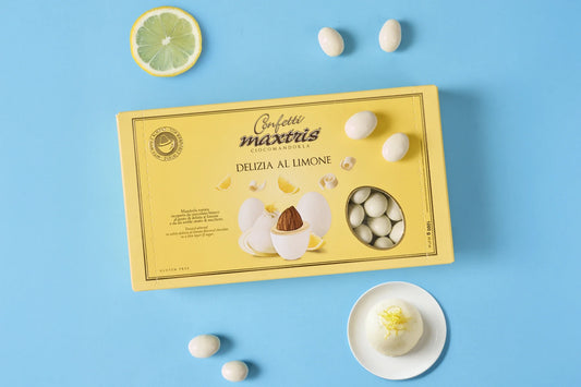 MAXTRIS CONFETTI BIANCHI GUSTO DELIZIA A LIMONE 1KG SENZA GLUTINE