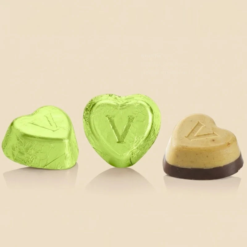 VENCHI CUORI DI CIOCCOLATO PISTACCHIO E FONDENTE VALENTINE'S 100 GR