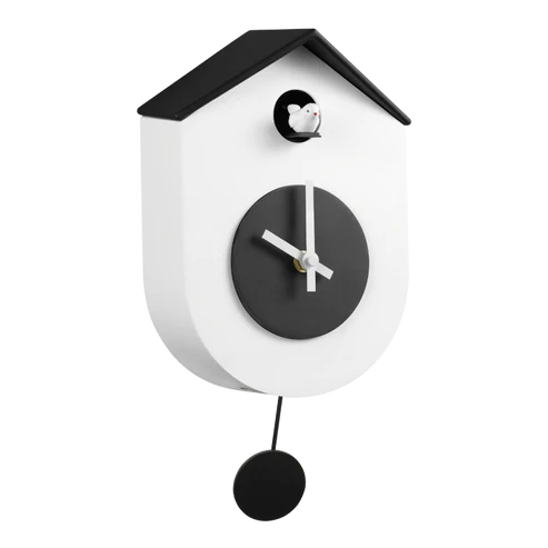 Orologio da Parete Cucù con Pendolo – Bianco/Nero – Mascagni Casa